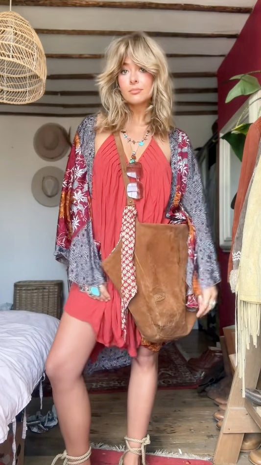 Midi Dress Bohemian Style