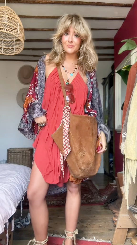 Midi Dress Bohemian Style