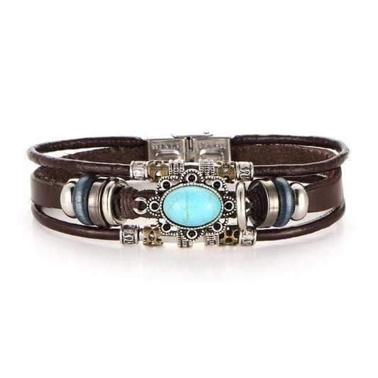 Boho Leather Bracelet