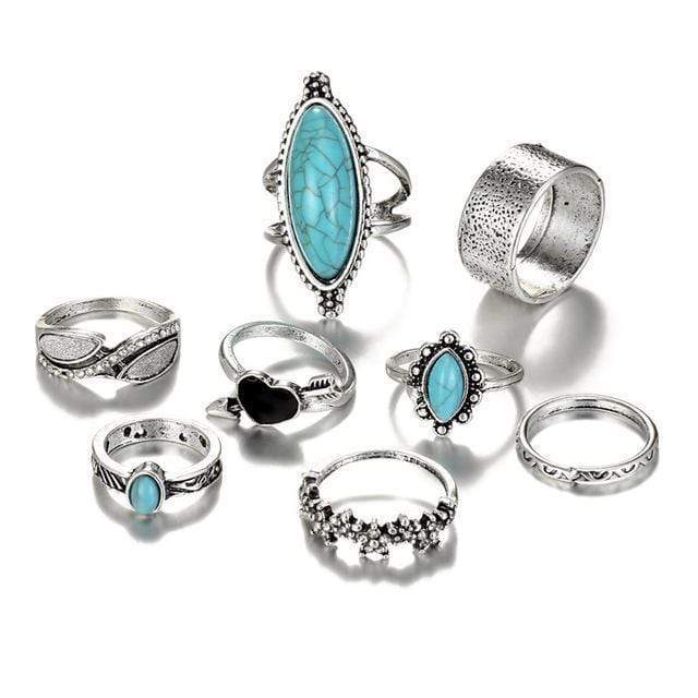 Bohemian Vintage Ring Sets